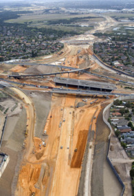 Film, Eastlink construction Earthworks in Monash Region February 2006