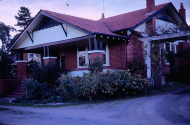 Photograph, Arthur Blood's former house, 15 Braeside Avenue, Ringwood, circa 1960s