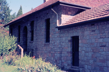 Photograph, Unknown stonework house, maybe in Ringwood circa 1965