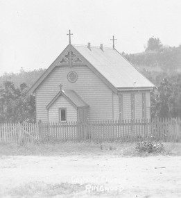 Photograph, Old Roman Catholic Church, Ringwood. c1920