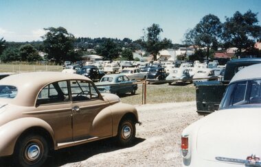 Photograph, Ringwood Oval car parking, off Ringwood Street circa early 1960s