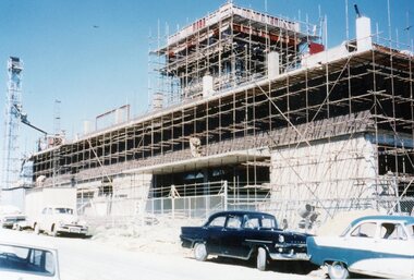 Photograph, Stage 1 of building Eastland Shopping Centre in Ringwood circa early 1960s