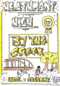 Magazine, Heathmont High School - School Magazine 1988