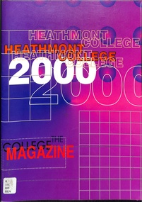 Magazine, Heathmont College - School Magazine 2000