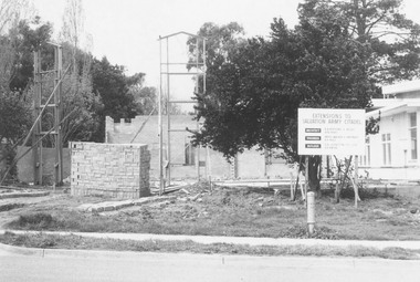 Photograph, Extensions to Salvation Army Citadel, Wantirna Road Ringwood.1974