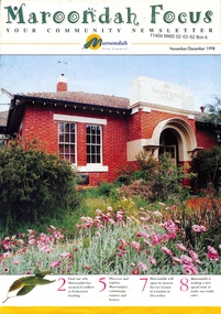 Magazine, Maroondah In Focus Council Magazine November/December 1998