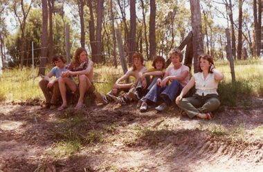 Photograph, Top of the hill above corner of Werac and Kubis Drives, North Ringwood in November 1977