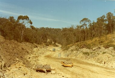 Photograph, Looking west down Kubis Drive, North Ringwood in October 1977