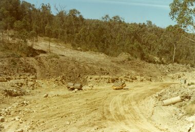 Photograph, Looking south from the side of the hill just below Kubis Drive, North Ringwood in December 1977