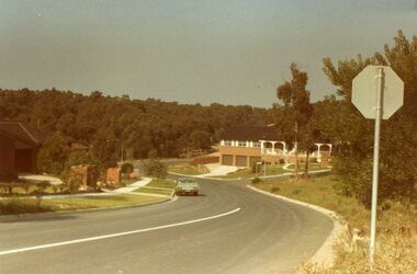 Photograph, Kubis Drive, North Ringwood looking south from Oban Road in April 1982