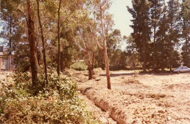 Photograph, Looking North up Kubis Drive, North Ringwood to where it joins Oban Road in Nov 1977