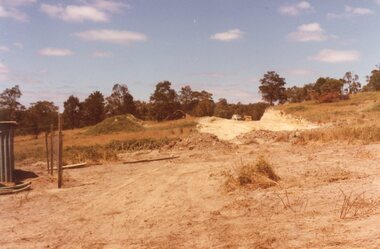 Photograph, Menzies Drive, North Ringwood from the plant Drive in Nov 1977