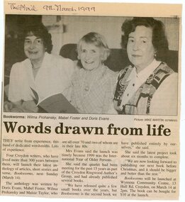 Book, "Bookworms" by Croydon Ringwood Authors' Group, published 1998