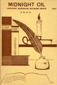 Book, "Midnight Oil" by Croydon Ringwood Authors' Group, published 1987