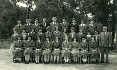 Photograph, Ringwood High School, class photograph, Form 4D 1960