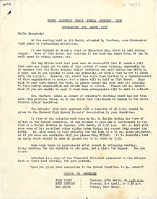 Newsletter, North Ringwood State School - Mothers' Club Newsletter March 1958