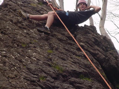 Photograph - Parkwood Secondary College, Ringwood North, Victoria, Selection of 20 Digtised Images from Bogong School Camp - 2003 Climbing and Abseiling