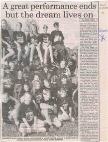 Newspaper - Clipping, Jason and His Amazing Technicolor Dreamcoat Production by North Ringwood Primary Scool Choir and Norwood Secondary College, Ringwood, Victoria, 1993