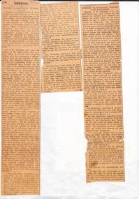 Newspaper, Ringwood Higher Elementary School  - Exploration of the possbilities of having a higher level of education in the Ringwood area from 1922
