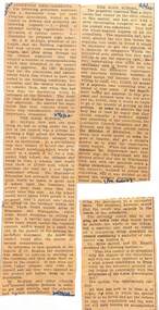Newspaper, The Ringwood Progress Association dealt with amended building regulations, retention of the Railway Reserve and assistance for the proposed Ringwood Higher Elementary School