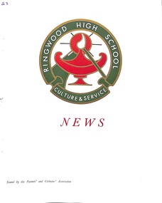 Booklet, Ringwood High School - NEWS - Issued by the Parents and Citizens' Association dated 1st May 1964
