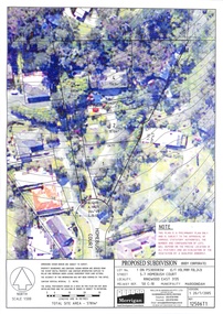 Document, Proposed Subdivision 5-7 Homebush Court Ringwood East 3135 - 20/7/2005