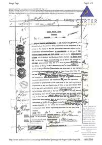 Document, Property Research Notes - Reaghill, Ringwood East, Victoria. Appendix 8 - Transfer of Land from G. F. S. Davies to O.P. Wickham and Covenant Details - 1957