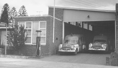 Photograph, Ringwood Ambulance Station, Pitt Street.  (Opened 1955)