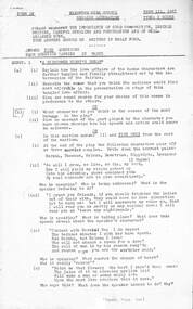 Document, Ringwood High School - English Literature Exam, Form IV - Term III, 1967 - Time: 2 hours