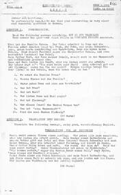 Document, Ringwood High School - German Exam Term I, 1966, Form 3, Time 1½ hours