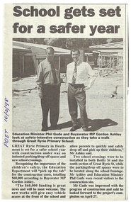 Newspaper, Great Ryrie Primary School, Heathmont - Newspaper Clippings(2) - 10 Feb 1998
