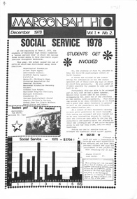 Newsletter, Maroondah High School - Newsletter Vol 1. No. 2 December 1978