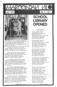 Newsletter, Maroondah High School - Newsletter Vol 2. No. 1 July 1978