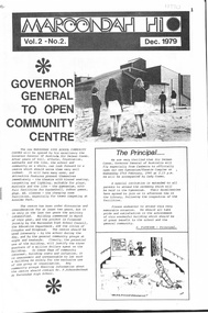 Newsletter, Maroondah High School - Newsletter Vol 2. No. 2 December 1979