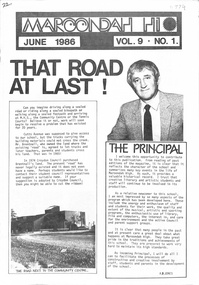 Newsletter, Maroondah High School - Newsletter Vol 9. No. 1 June 1986