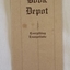 Paper bookmark with printed supplier details