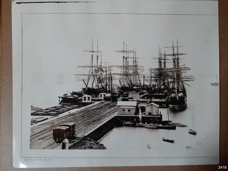 Vessels at Williamstown pier Victoria
