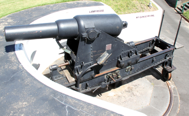 Cannon No. 1 attached to its iron carriage