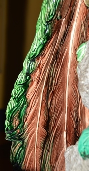 The spines and ends of the feathers are very detailed