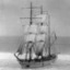 Photograph of the Newfield in full sail. The blocks can be seen on the rigging