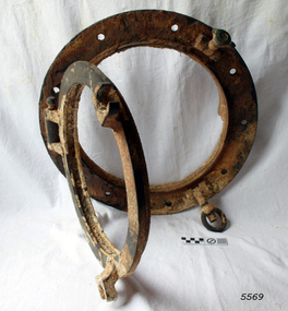 Porthole frame, On or before 1889, when the Newfield was built