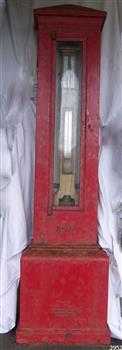 Front of metal case shows this barometer's number