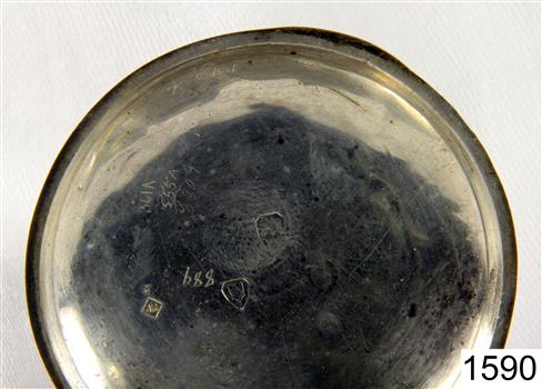 Further maker's marks inside the case of the watch