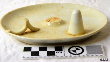 Candlestick holder, Made on or before 1891
