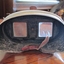 Close-up view of the inside of the metal viewing cup
