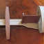 Stereoscope is made of wood and metal