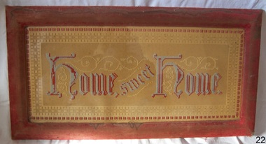 Artwork, other - Wall decoration, Vera Giles, late 19th to early 20th century