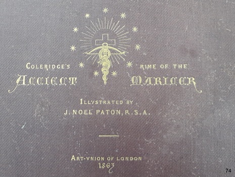 Text of book title and illustrator, publisher and date published. Images  of stars surrounding crossbow with serpent entwined around handle, aimed at outline of a cross