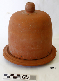 Domestic object - Terracotta Cooler Top, Ovens Pottery, c. 1890-1892