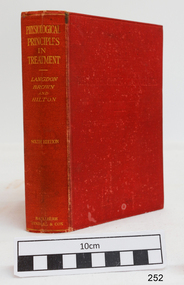 Book, Physiological Principles in Treatment, 1930